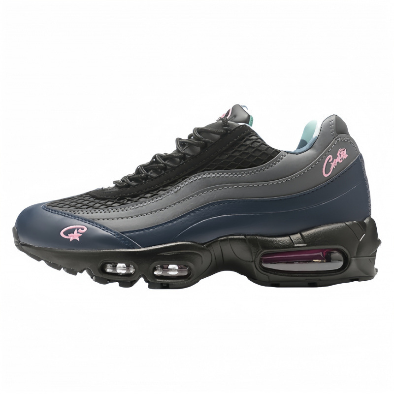 Putian Air Max 95 Air Cushion Shoes for Men, Black Warrior Shock-Absorbing Height-Increasing Sports Shoes, Versatile Casual Walking Shoes Putian Air Max 95 Air Cushion Shoes for Men, Black Warrior Shock-Absorbing Height-Increasing Sports Shoes, Versatile Casual Walking Shoes