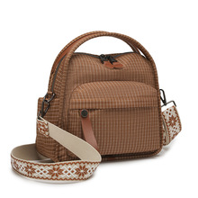 日系休闲轻便百搭尼龙布小包包2025新款时尚单肩斜挎包通勤手提包