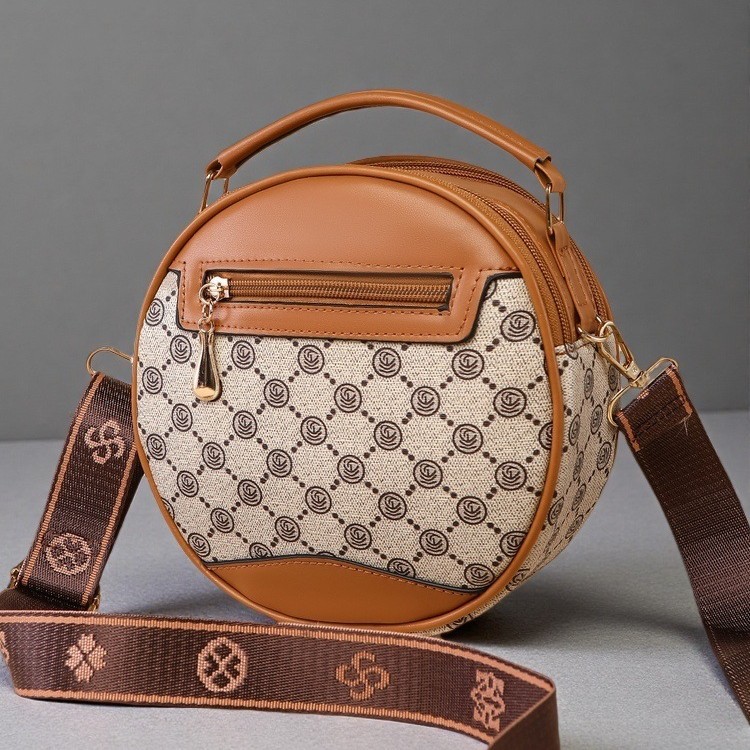 潮流爆款小包包秋季新款复古老花包时尚女士斜挎高级感单肩手提包