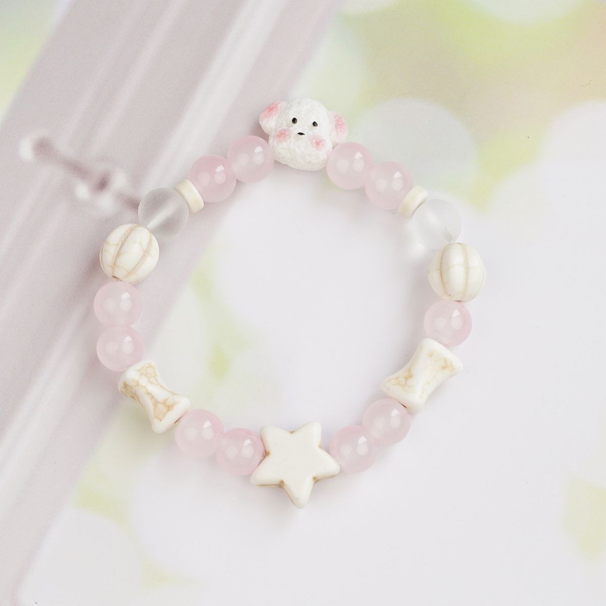Pulsera de Cerámica para Mujer Hecho a Mano Diseño de Gato image 228