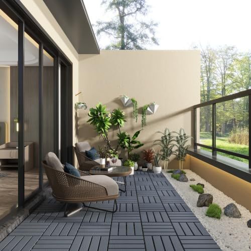piso ecológico al aire libre anti-corrosión balcón patio jardín al aire libre transformación auto-pavimentación simple pastoral de plástico PVC image 5
