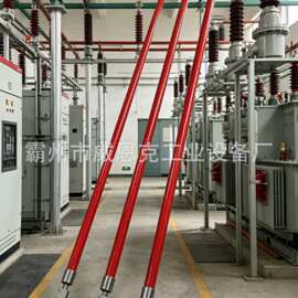 加长伸缩导线夹持操作杆 跨距导线高空定位固定工具