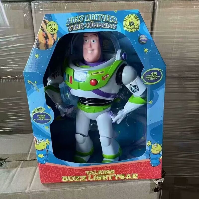 Ready-Made Toys 3 Big Buzz Lightyear Doll Red Hugable Dragon Movie Peripheral Doll Movable Doll Animation