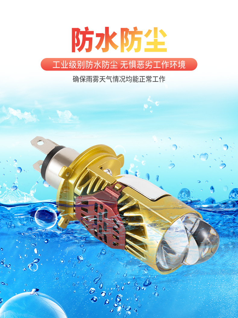 M01J car lens LED headlight lens bulb car motorcycle bulb