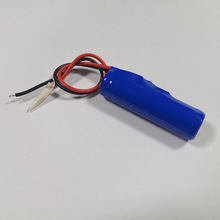 14500帶線電池3.7V500mah美容儀蠟燭燈電池LED燈具充電電池