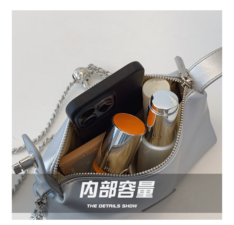 A stylish and elegant hand-held small square bag for women in the summer of 2025, featuring an Instagram-chic and high-end single-shoulder crossbody women's bag Item Picture