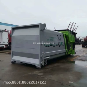 Exportable Ground-Mounted Container-Type Garbage Station, Mobile Compression Garbage Bin, Vehicle-Mounted Dumpable Garbage Container, New Discount Offer