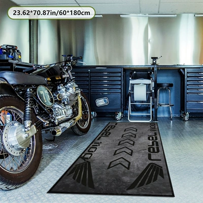 Avtomobil döşəmə paspasları: Mat, Racing Motorcycle Dirt-Resistant and - motorcycle-mat-2-40120cm