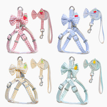 狗狗牵引绳背心式胸背带牵引绳泰迪法斗柯基比熊中小型犬遛狗绳