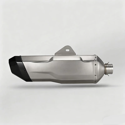 390 790 ADV, Motorcycle exhaust pipe