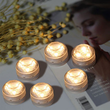 3灯钻石形潜水灯白光暖白七彩节日活动装饰钻石旋钮灯