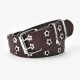 Double Row Hole Fashion Waist Seal Belt Design Star Full Hole Women Full Hole Belt Punk Style Metal Buckle Rivet