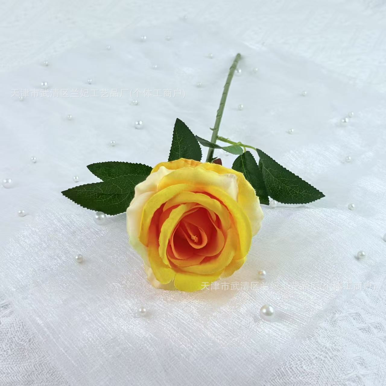 Paño de piel de simulación Acacia rosa flor falsa única flor artificial boda casa auditorio decoración ramo fotografía accesorios transfronterizos