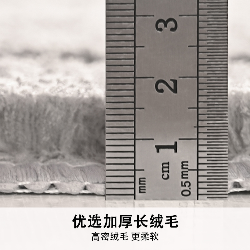 Alfombra de piso de baño en forma de fondo de microfibra transfronteriza baño Baño antideslizante baño color sólido alfombra absorbente alfombra de baño