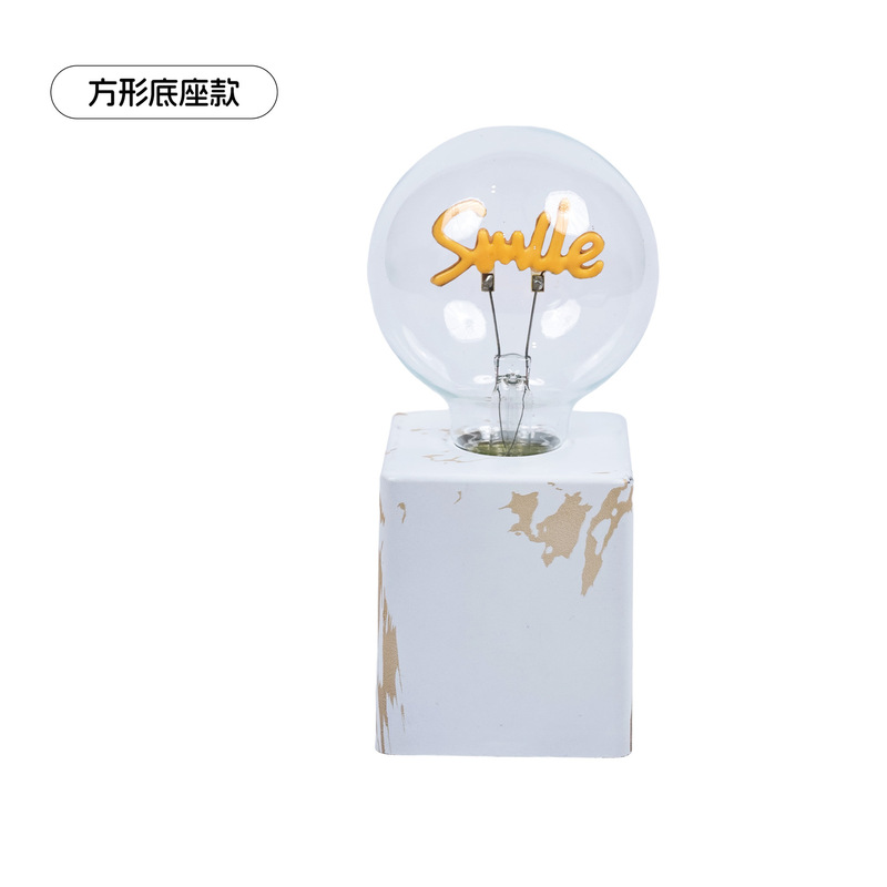 国境を越えた売れ筋充電式 LED 電球型ナイトライトパーソナライズされたクリエイティブなフィラメント型電球ガラス電球|undefined