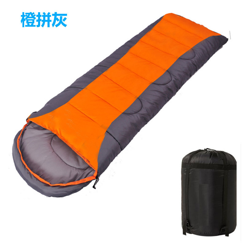 Saco de dormir al aire libre camping viajes Four Seasons universal empalme doble en stock primavera, verano, Otoño e Invierno saco de dormir