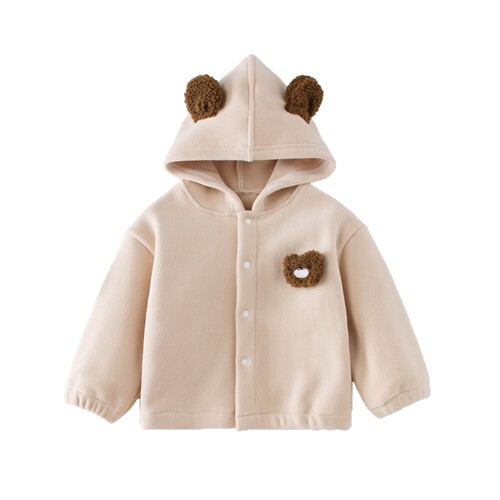 Children's Hooded Jacket Baby Cartoon Style 2025 Girls' Cartoon Spring and Autumn Season Puffer Jacket