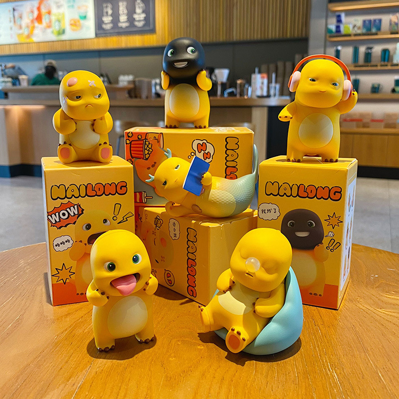 新款正版DJ奶龙办公室桌面摆件创意家居装饰品可爱汽车用品小礼物|undefined
