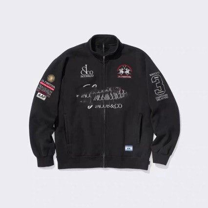 Original new product 26SS La Martina/Jacob&Co collaboration Zip Up embroidered zip-up sweatshirt jacket Original new product 26SS La Martina/Jacob&Co collaboration Zip Up embroidered zip-up sweatshirt jacket