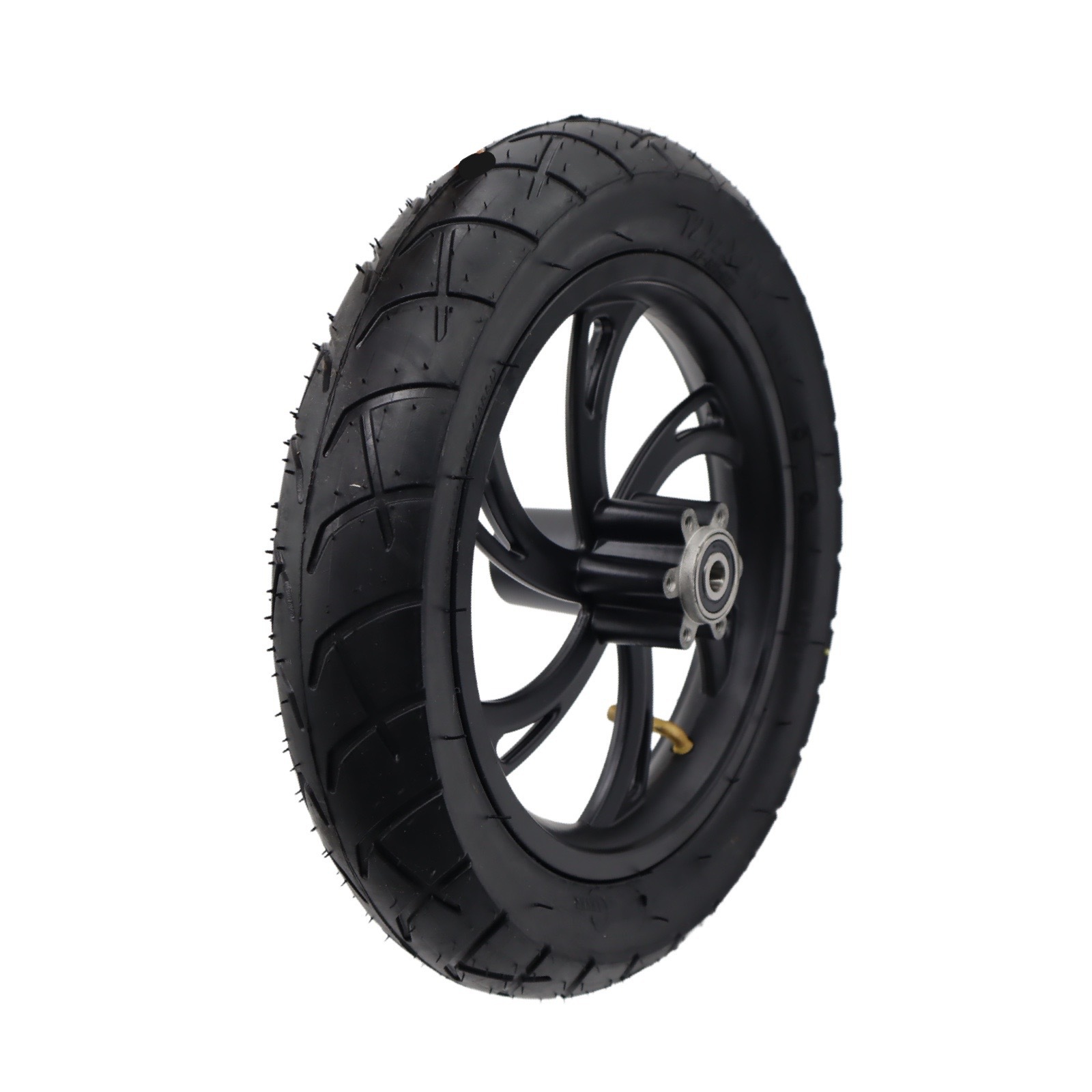121/2X21/4 Tire Disc Brake Front Wheel with Peacock Tread Suitable for Electric Scooters and Folding Electric Bicycles