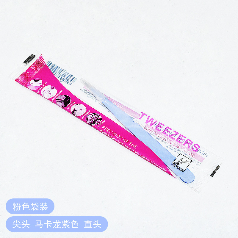 1.0 포인트 마카롱 퍼플 스트레이트 (로즈 레드 백)