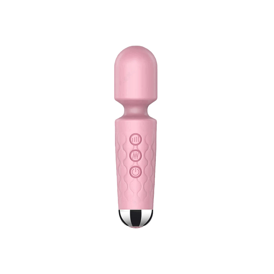 Wand vibrator AV stick 20-frequency, silicone massage stick, small and large sizes