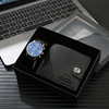 Swiss watch, quartz set, belt, polyurethane wallet, Birthday gift