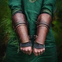 跨境外贸亚马逊新款欧美复古中世纪文艺复兴护手皮甲COSPLAY道具