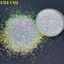 厂家批发幻彩金葱粉印刷工艺品用金粉闪粉七彩虹闪光粉亮片可定制