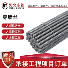 厂家批发Q235对拉通丝螺杆全螺纹止水螺栓建筑模板支撑穿墙丝杆