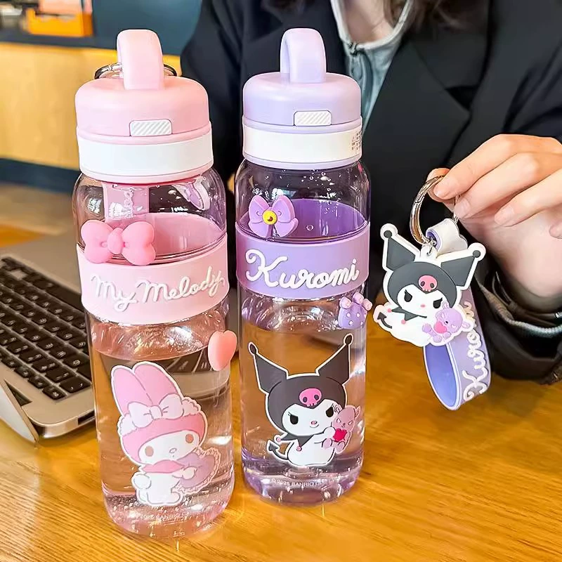 Gao Yan ценность Sanrio водный стакан для девочки, милый студент, портативный тритановый пластиковый стакан большой ёмкости для улицы