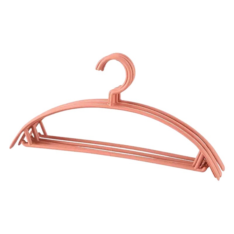 Percha de ropa antideslizante semicírculo sin costuras anti-bolsa percha de ropa de color nórdico engrosada percha de ropa de plástico percha de ropa sin costura soporte de ropa