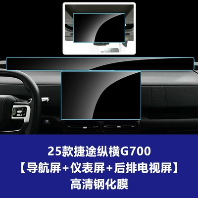 Car interior film – Film, Interior Film - 25-models-of-jietu-zongheng-g700-156inch-navigation-screen-integrated-instrument-screen-rear-tv-screen-high-definition-tempered-film