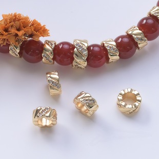 ��ɫ14K�����׸�����ʯ�ִ�ɢ���Ƭ�ȦDIY��朴���������