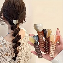 R 16107 Bubble Ponytail Hair Ties ���ķ�Ȧ ����ѷŷ���羳