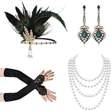 Z 63369 Tassel feather beaded headband ������ë����ͷ��