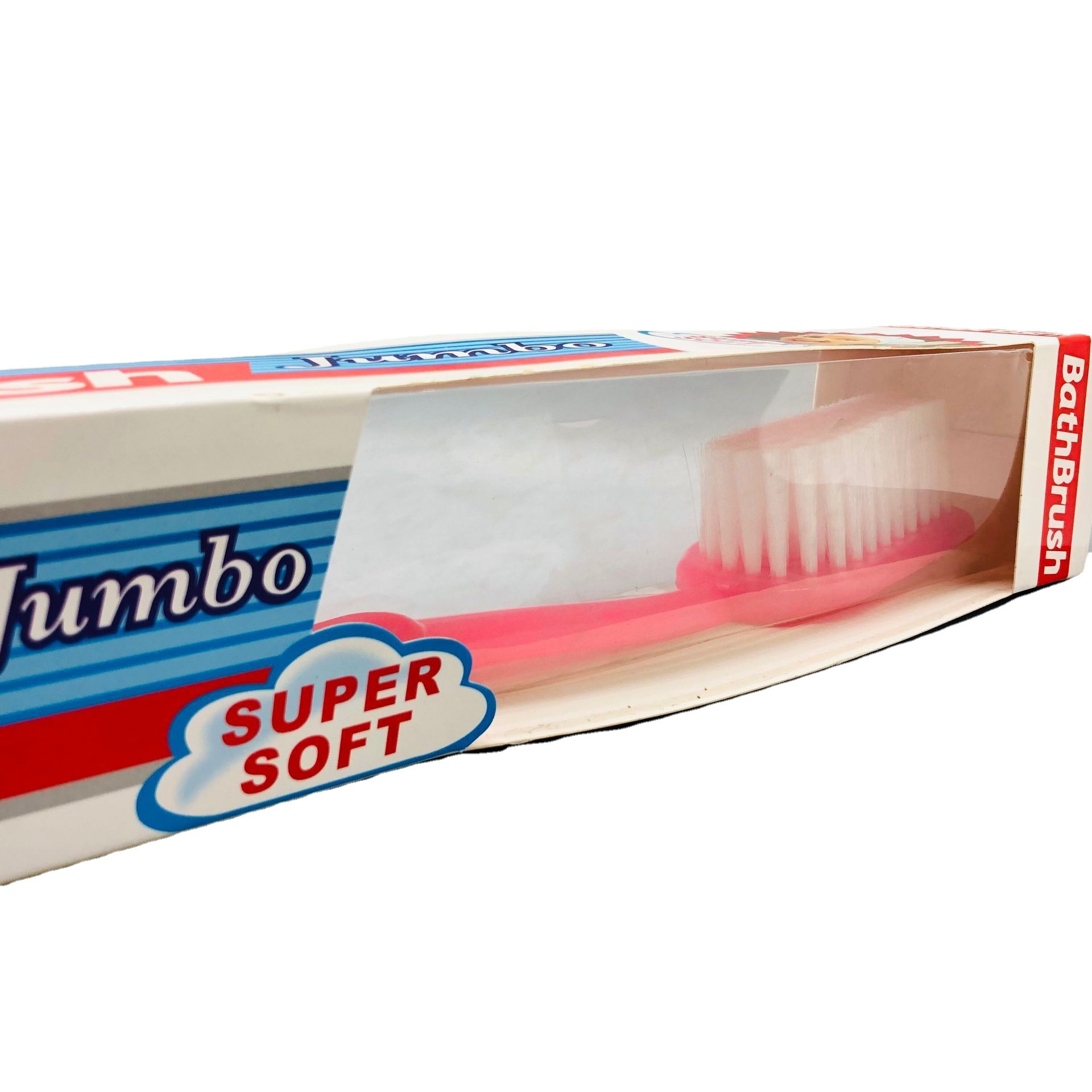 Forma de cepillo de dientes grande BATHBRUSH baño frotar la espalda cepillo de dientes grande colgando baño limpieza cepillo suave