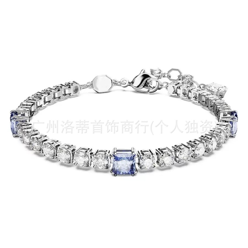 施家高版本恶魔之眼手镯采用施华洛元素世奇灵动方糖天鹅手链女环|undefined