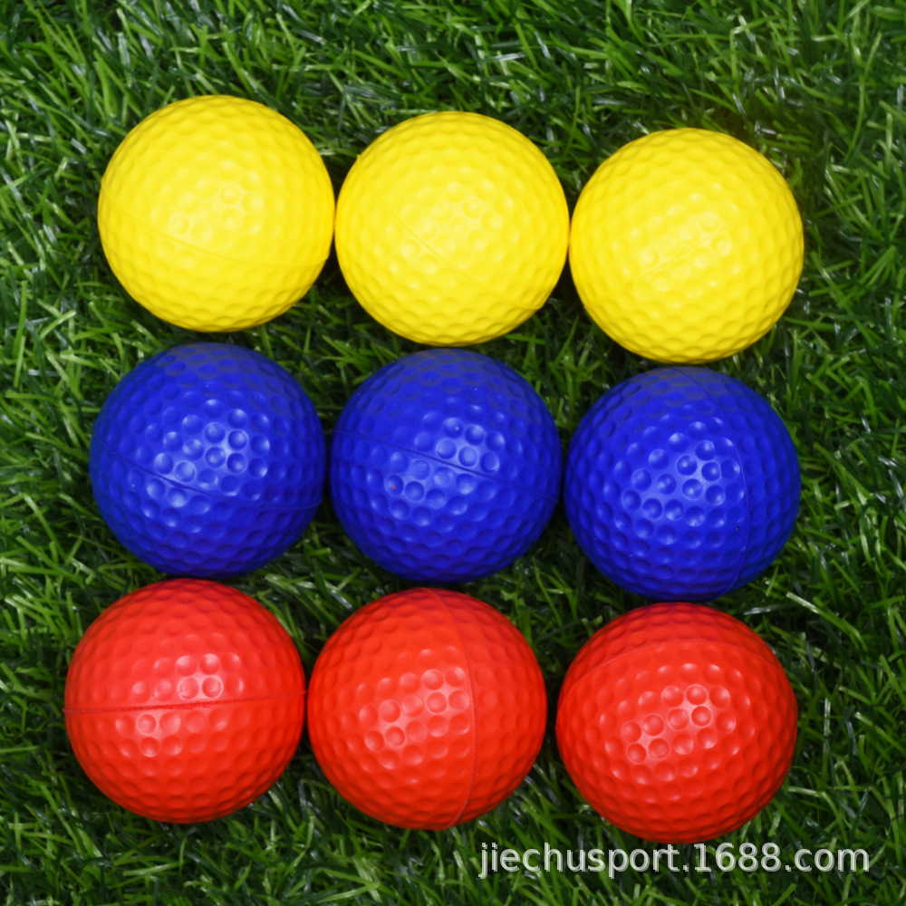 Golf PU bola suave práctica de golf Bola de práctica de los niños de interior y al aire libre bola de espuma Bola de esponja