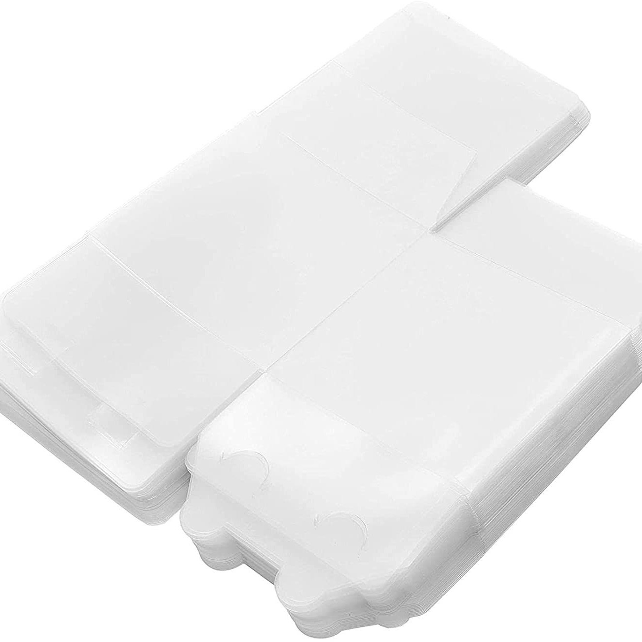 Caja de plástico de PVC transparente de alta en stock caja de regalo engrosada caja de embalaje transparente de té caja de plástico para mascotas CAJA PLEGABLE esmerilada PP