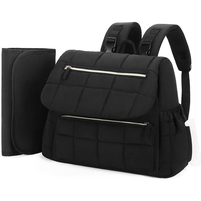 New Inflatable Baby Diaper Backpack with Heat Insulated Pocket Travel small size Diaper Backpack with Diaper Pad for Mommy