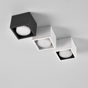 LED Surface Mounted DoWnlight 7W Aisle Corridor Ceiling Light cob Scandinavian DoWnlight Living Room Hole-free Fixtures