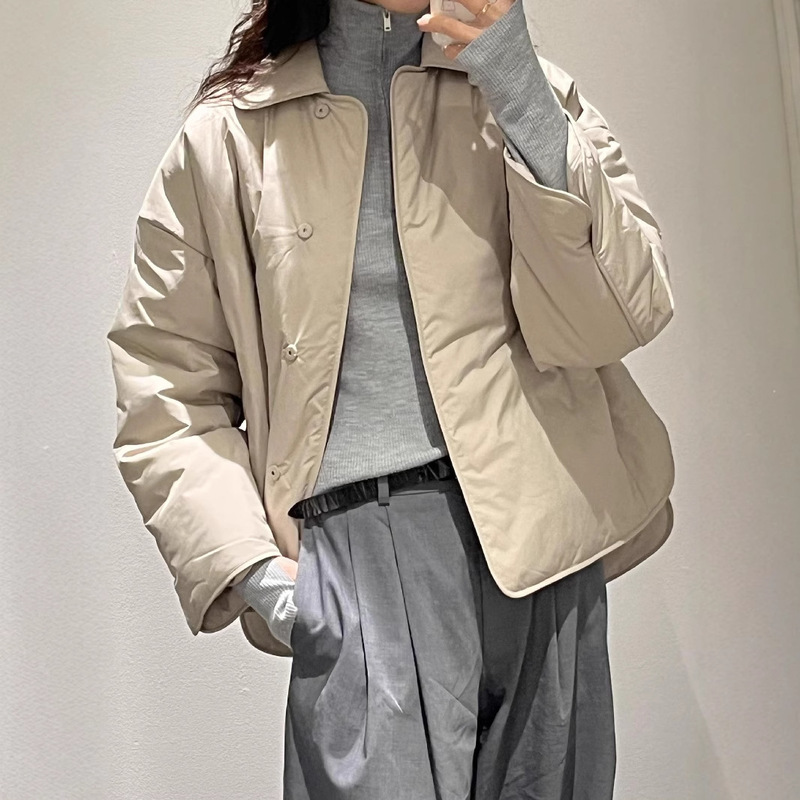 C Brand Casual Style Lapel Quilted Lining Thickened Jacket Coat 26 Winter Warm Cotton Coat 1261747001
