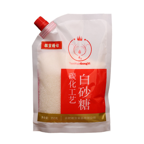 350g selected carbonized process white sugar, direct supply to supermarkets and small shops for seasoning and cooking use, wholesale white sugar