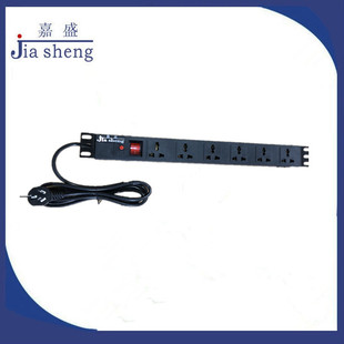 Network cabinet special socket small pdu cabinet socket lightning protection 6-bit anti-leakage high-power Special socket