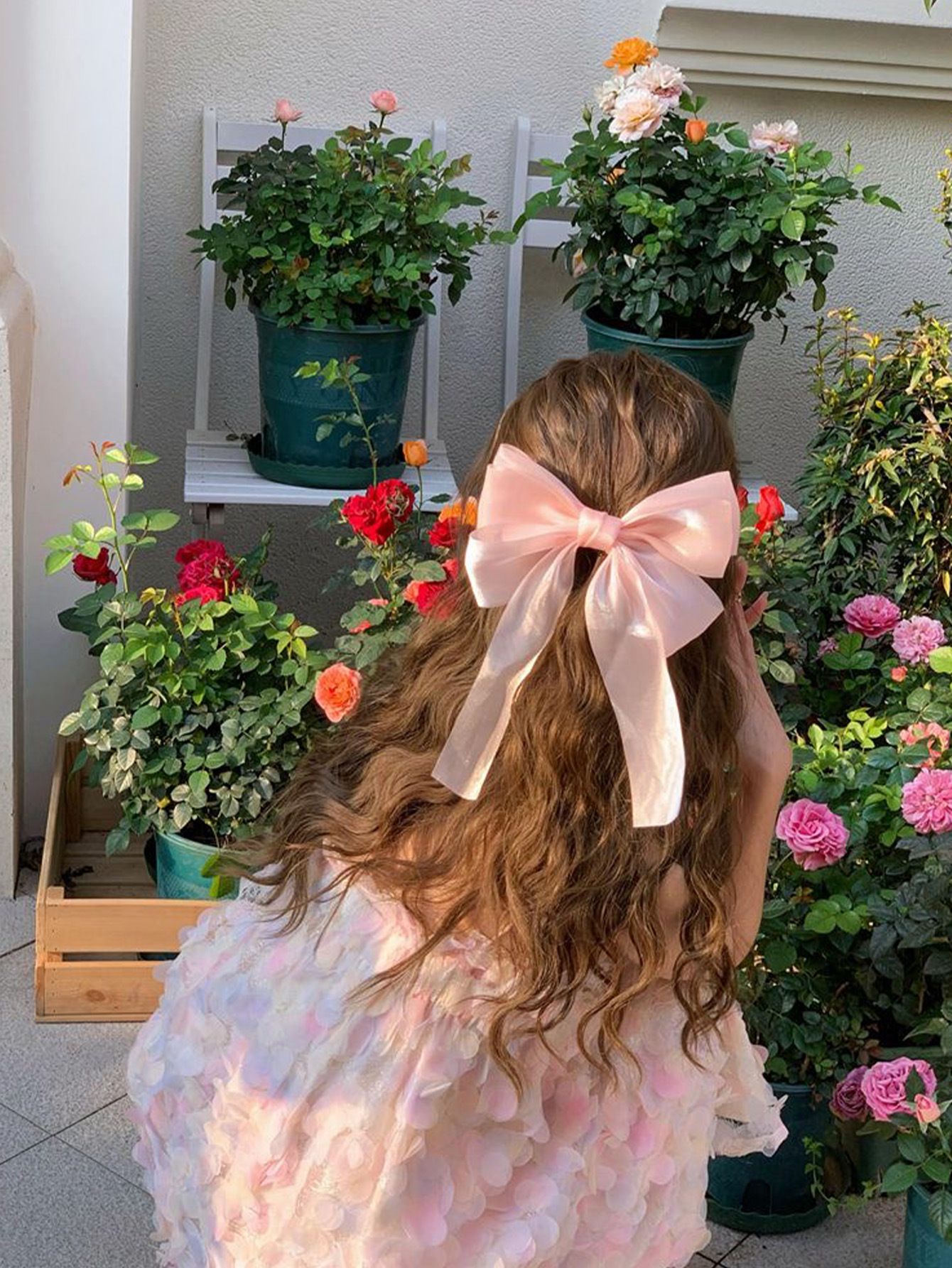 40g Weight Hair Clip Hair Accessories Type 1 Piece Quantity Daily Occasion Gauze Material Knot, Butterfly, Bow Knot Pattern Women's Gender Sweet Style Sweet Women's Knot Butterfly Bow Knot Gauze Hair Clip 9