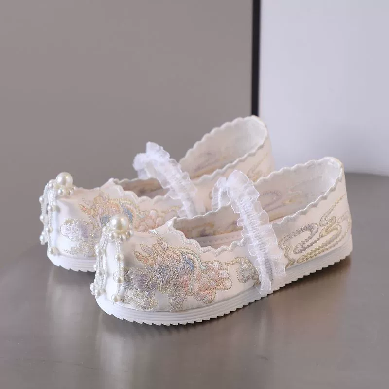 Hanfu обувь для девочек осенняя обувь из ткани в китайском стиле