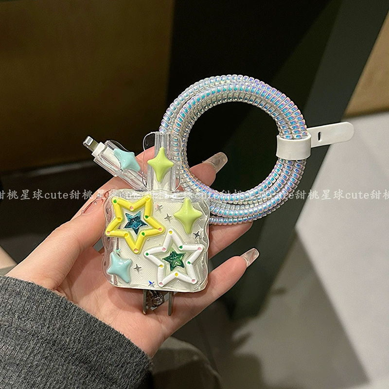 Защитная крышка/чехол для кабеля питания на 20W, совместимый с Apple 15, быстрая зарядка iPhone 14, разъем женский 13/12promax, зарядное устройство 11, корпус