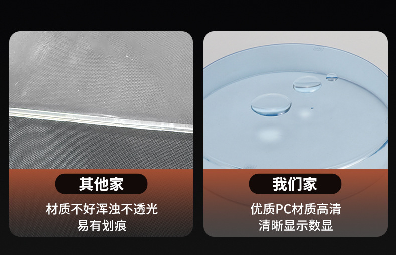 Suitable for Yadi B18 electric vehicle waterproof instrument case modification B18-G protective cover screen display cover
