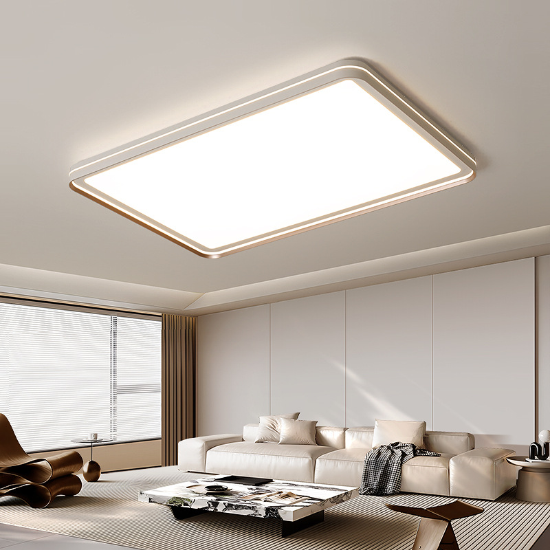 lámpara de techo del dormitorio minimalista moderna atmósfera estudio principal lámpara de habitación 2025 nueva lámpara de protección de ojos de espectro completo